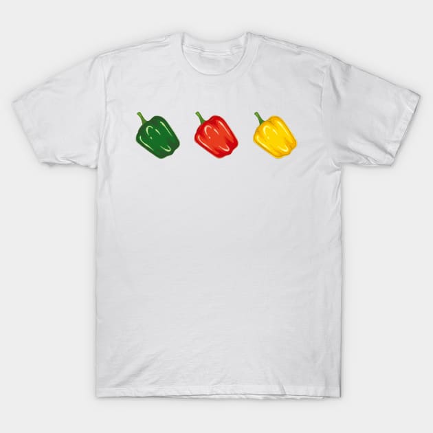 Bell Pepper T-Shirt by deepfuze